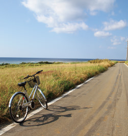 伊江島サイクリング